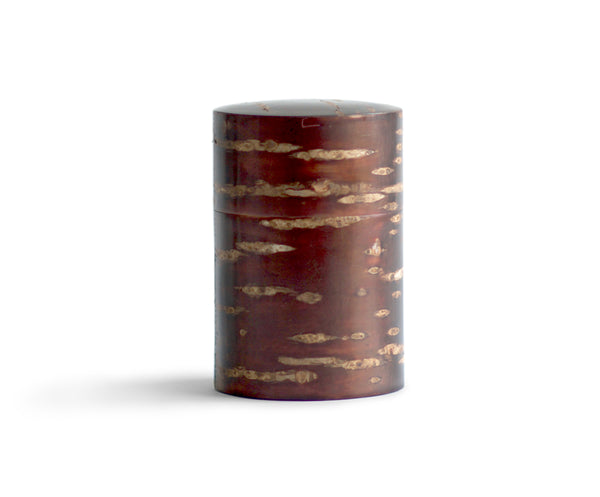 Smooth Cherry Bark Tea Canister - Tall