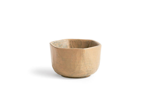 Hexagonal White Urushi Sake Cup (OUT OF STOCK)