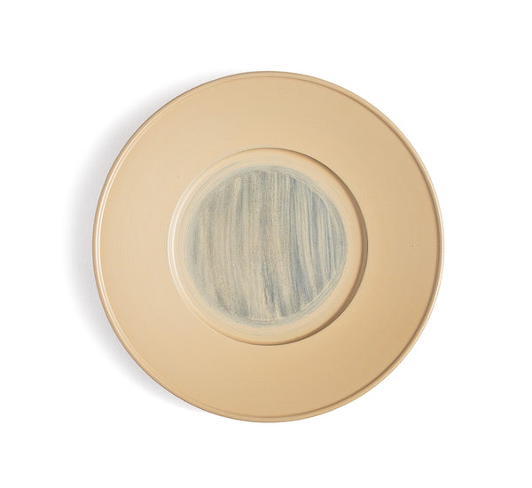 White Urushi Rim Plate