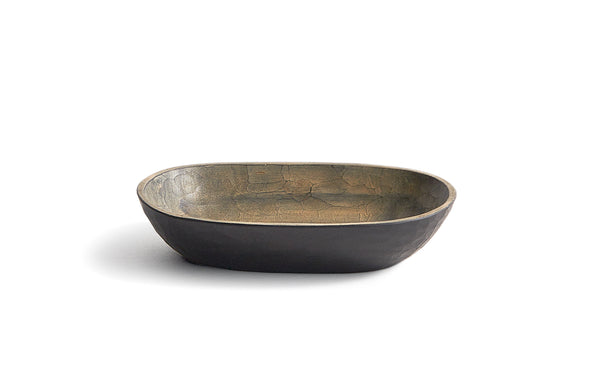 Small Shallow Usuzumi Oval Bowl