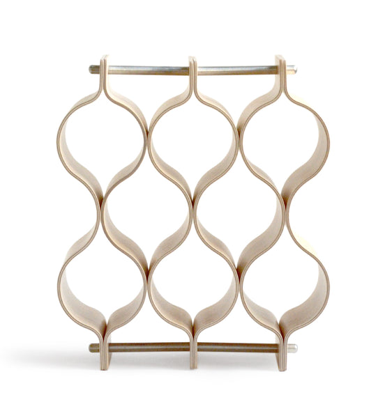 Wood Wine Rack - White Oak