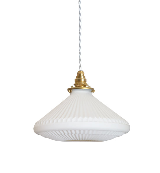 Porcelain Pendant - Accordion M