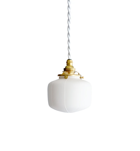 Porcelain Pendant - Fine Line Drop S