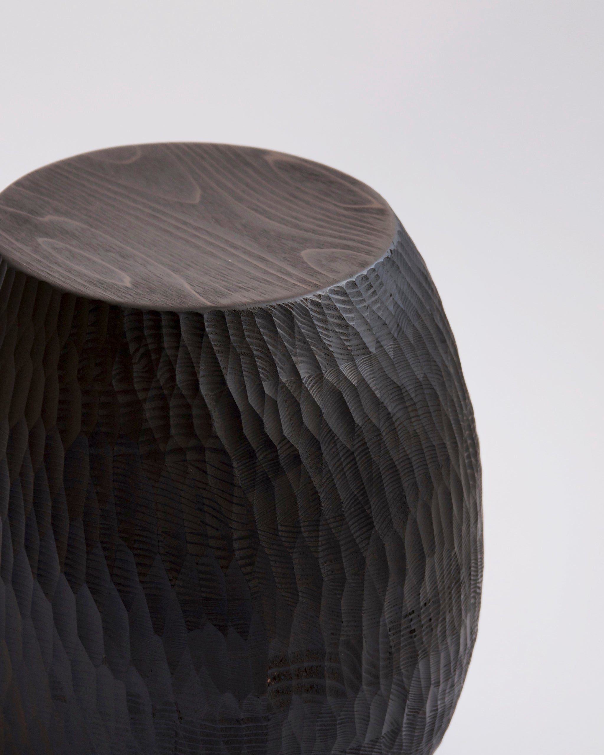 Wavok Stool - Black Japanese Cedar (OUT OF STOCK) – Nalata Nalata