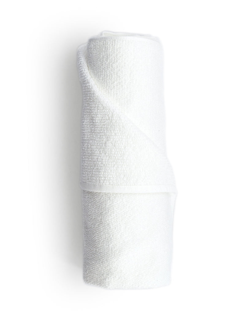 Horizontal Ridge and Pile Towels- White – Nalata Nalata