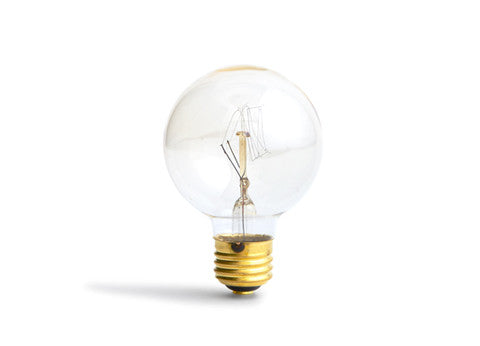 Tungsten Filament Light Bulb - Globe 'F-70'