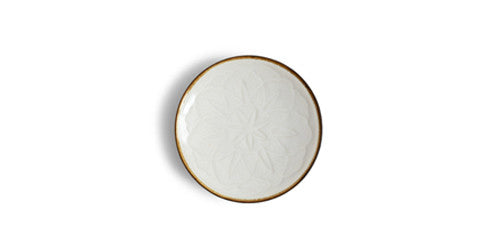 Carved Flower Plate - Small