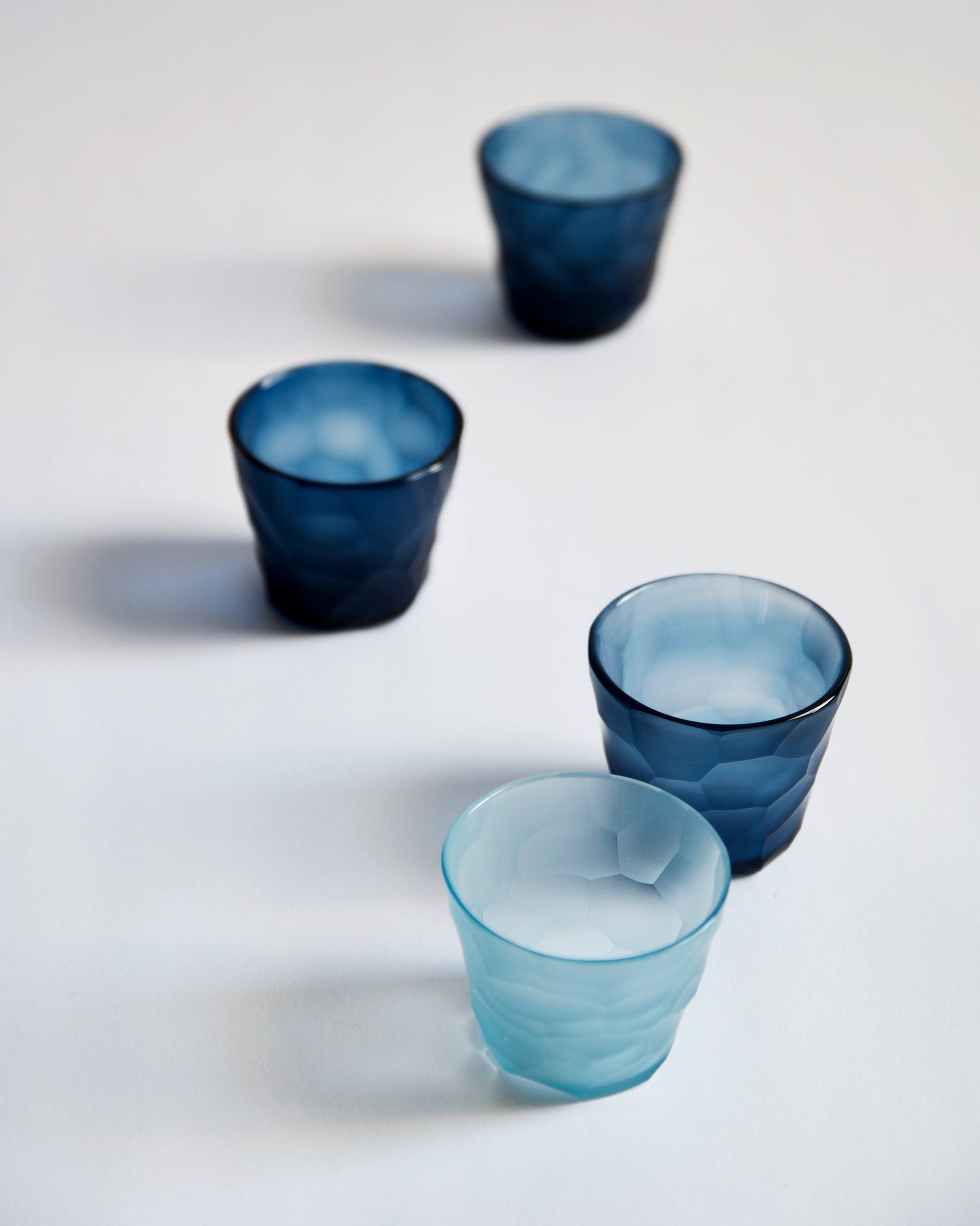 Reclaimed Blue 'Mini-Choko' Glass - Rock (OUT OF STOCK) – Nalata