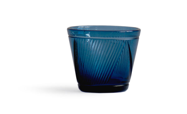 Reclaimed Blue Whiskey Glass (OUT OF STOCK)
