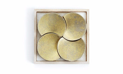 Brass Chopstick Rests - Four Moon