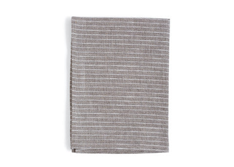 Linen Kitchen Cloth - Natural with White Stripes