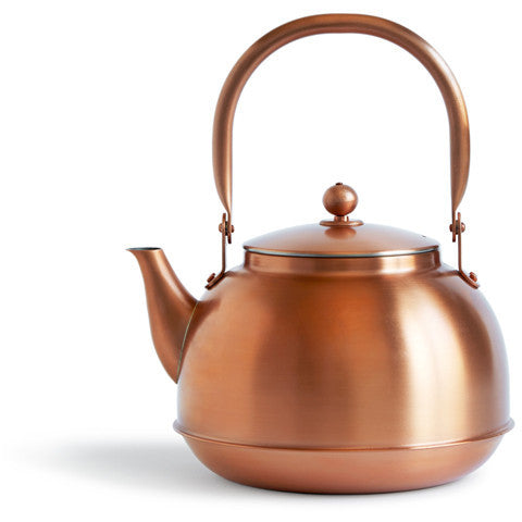 Cute Small Antique Tea for Two Size Copper Tea Kettle