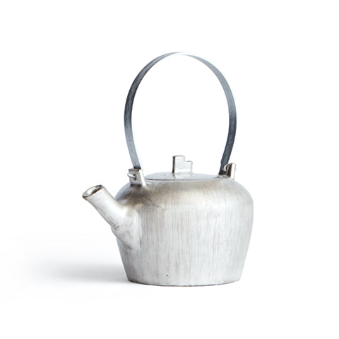 Silver Round Teapot