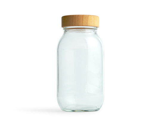 Wood Lid Jar - Large