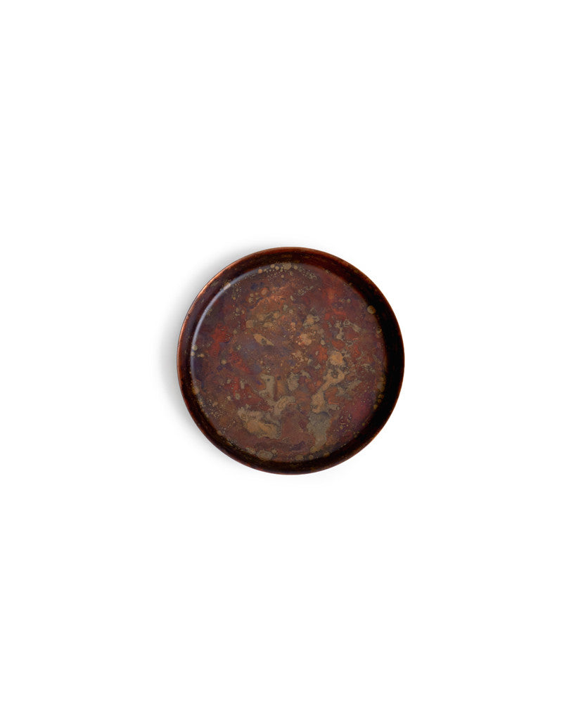 Oxidized Copper Dish - Red, image size:819x1024
