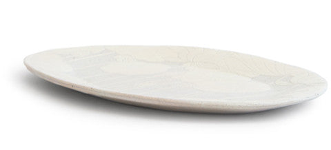 Sgraffito Oval Serving Plate (OUT OF STOCK)