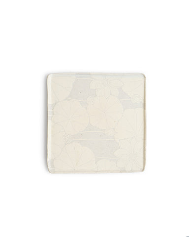 Sgraffito Square Plate (OUT OF STOCK)