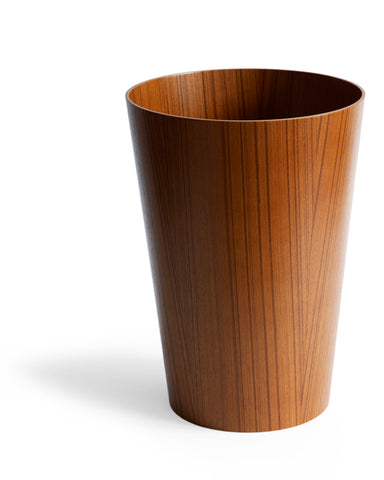 Paper Waste Basket - Teak - Large / Teak
