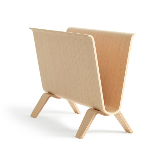 White Oak Magazine Rack