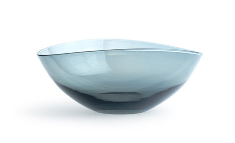 Glass Lotus Bowl Large - Black (OUT OF STOCK)