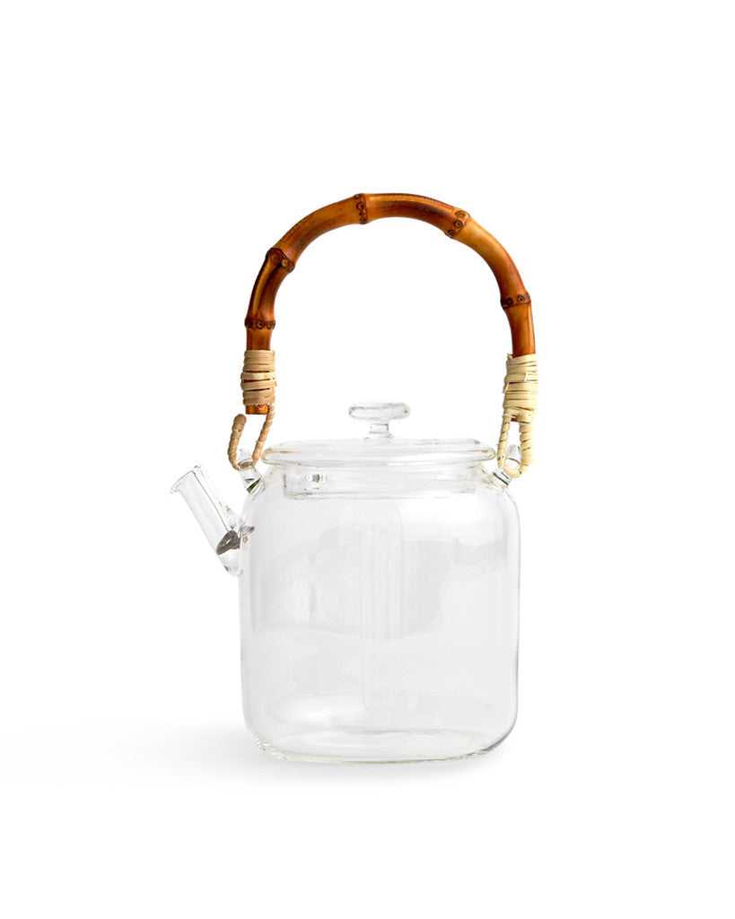 20.3oz - 50.7oz Bamboo Lid Borosilicate Glass Teapot Water Pitcher wit –  slonmall