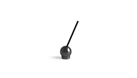 Brass Ball Incense Holder - Blackened