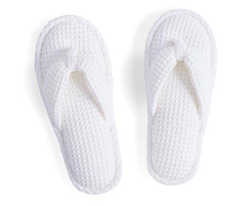 White Waffle Slippers (OUT OF STOCK)
