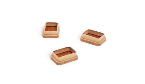 Set of 3 Shoes by Artek and Hender Scheme on white background