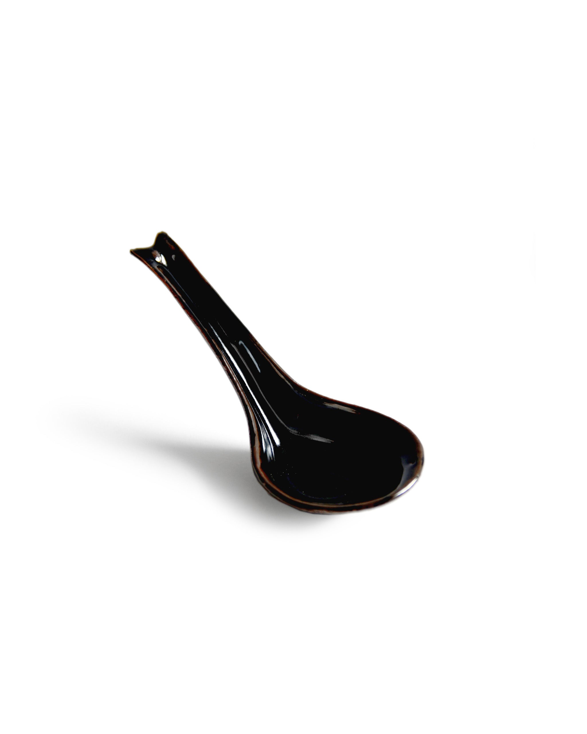 Ceramic Soup Spoon - Black – Nalata Nalata