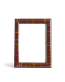 Portrait standing wooden picture frame by Denshiro in cabinet size on a white background