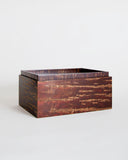 Cherry Bark Tea Box with Tray