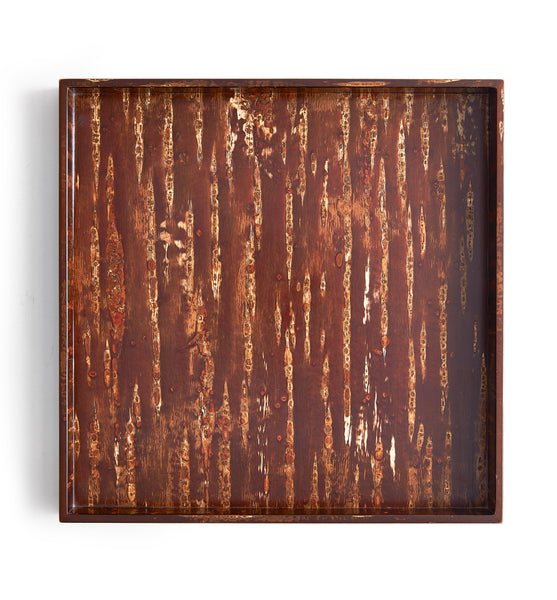 Cherry Bark Tray - Square