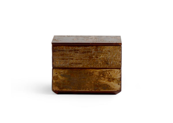 Raw Cherry Bark Tiered Storage Box