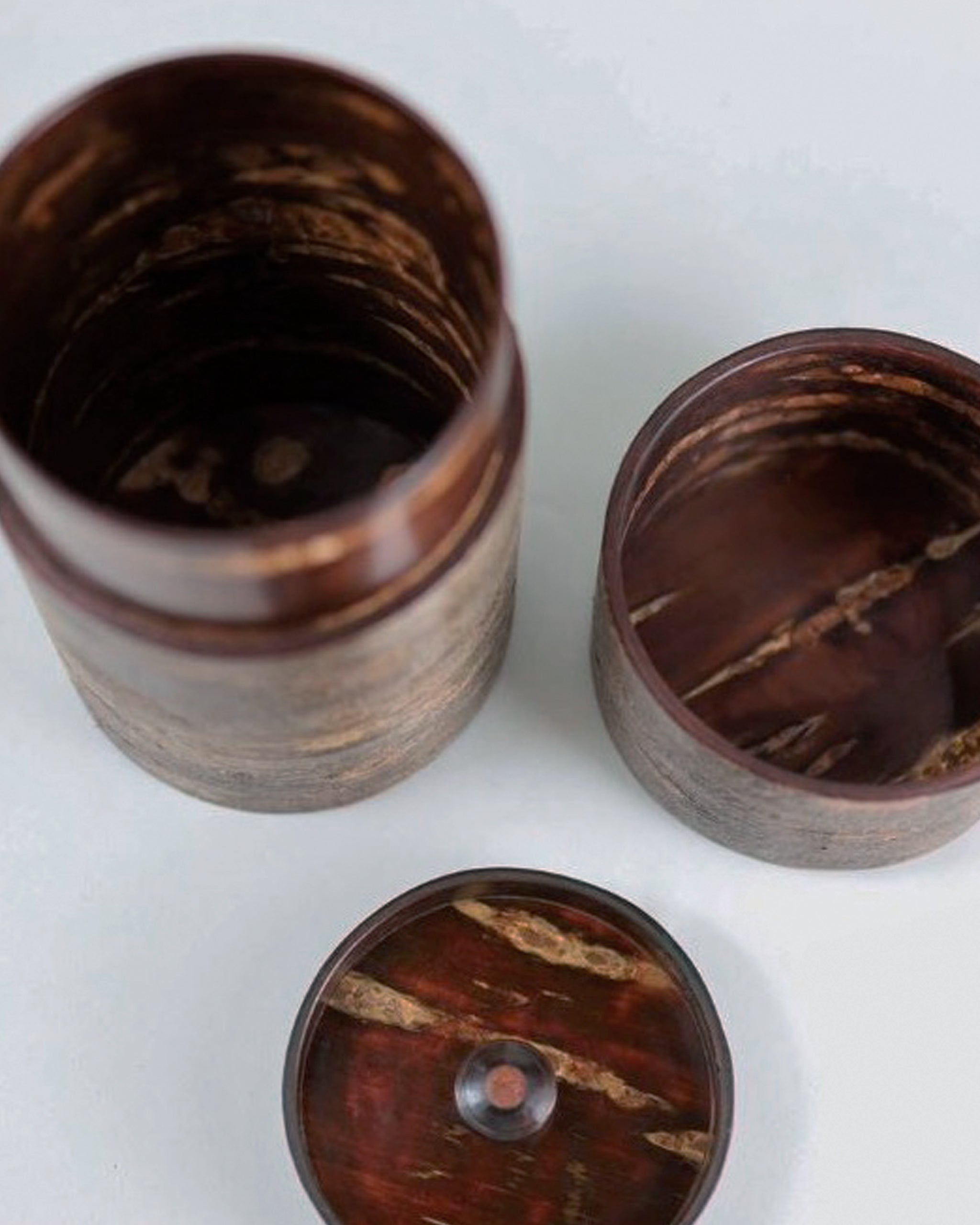 Raw Cherry Bark Tea Canister - Narrow