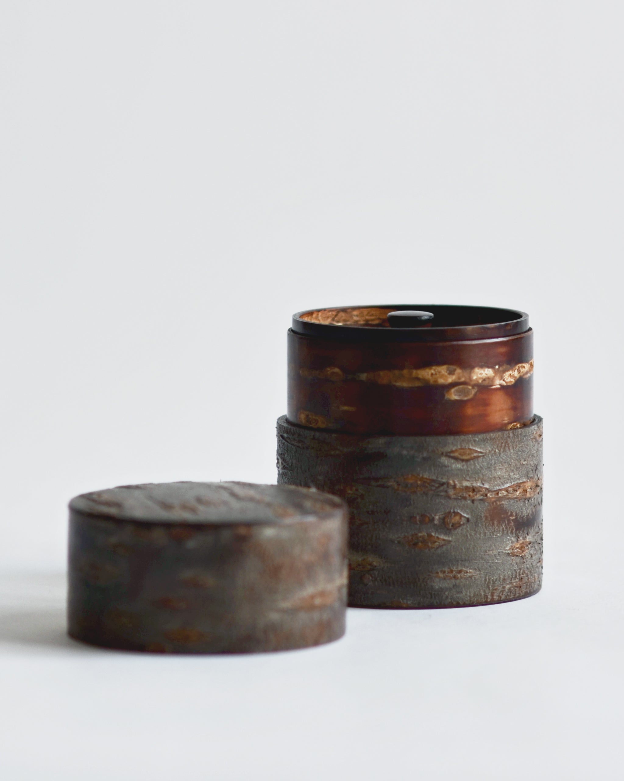 Raw Cherry Bark Tea Canister - Short