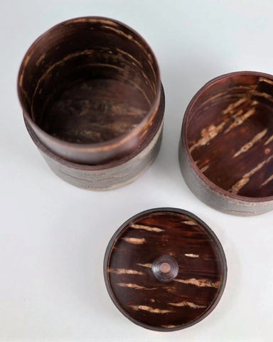 Raw Cherry Bark Tea Canister - Short