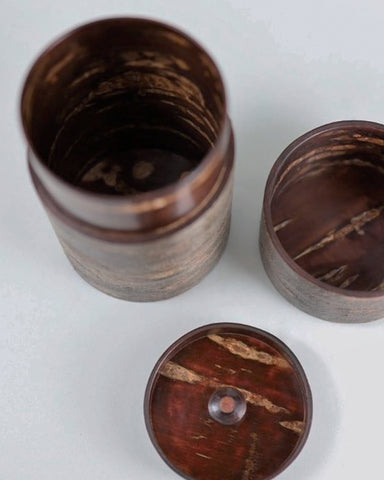 Raw Cherry Bark Tea Canister - Tall