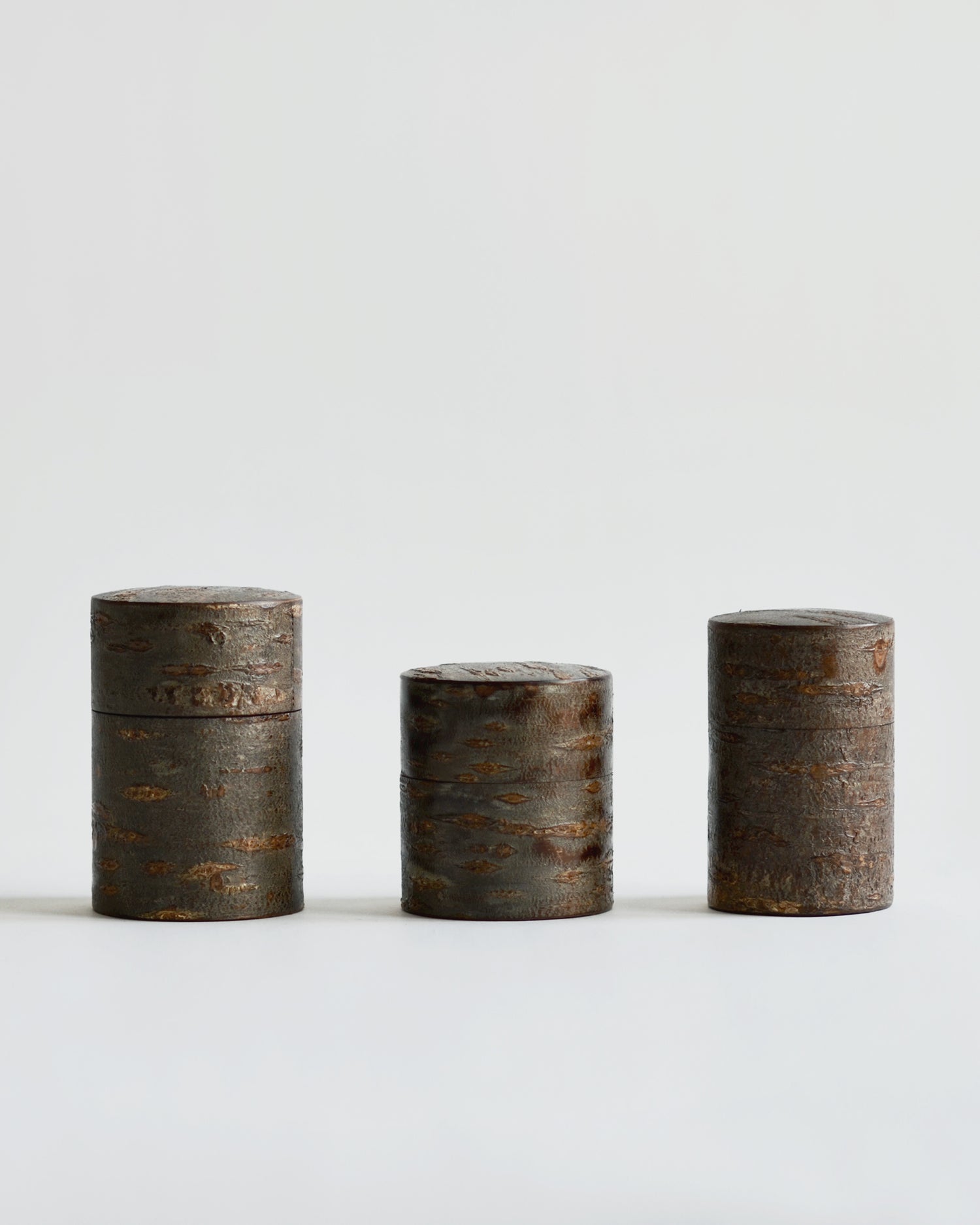 Raw Cherry Bark Tea Canister - Narrow