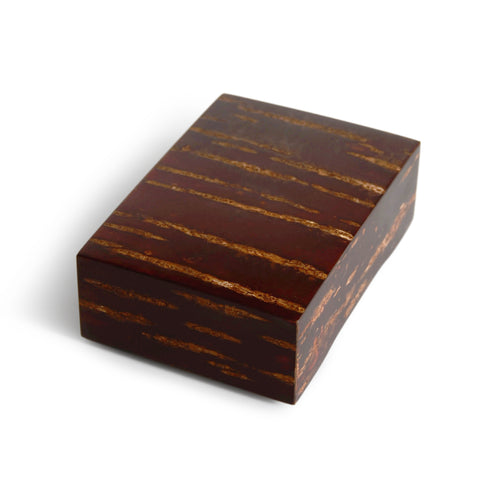 Smooth Cherry Bark Two Piece Box - Large