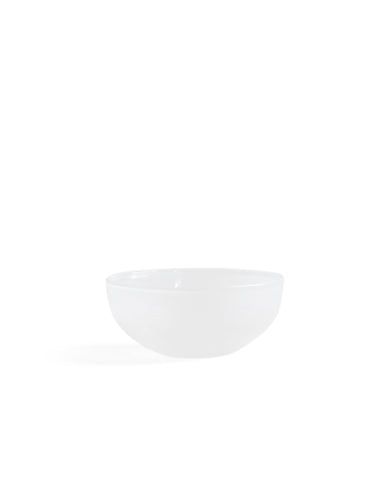 Silhouetted image of the brush small bowl by factory zoomer against white background.