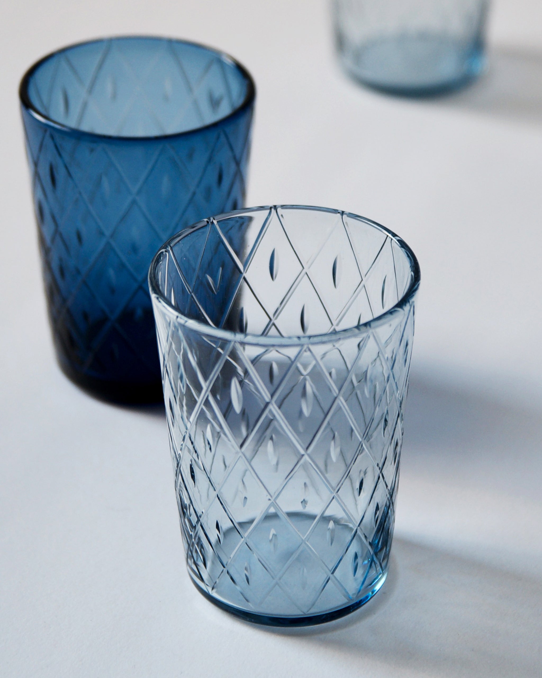 Reclaimed Blue Ordinary Cup - Wire Net