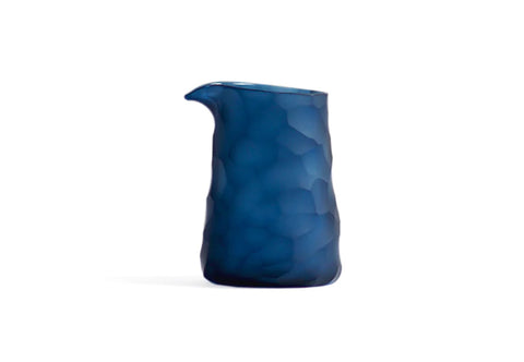Reclaimed Blue One Lipped Pitcher - Rock
