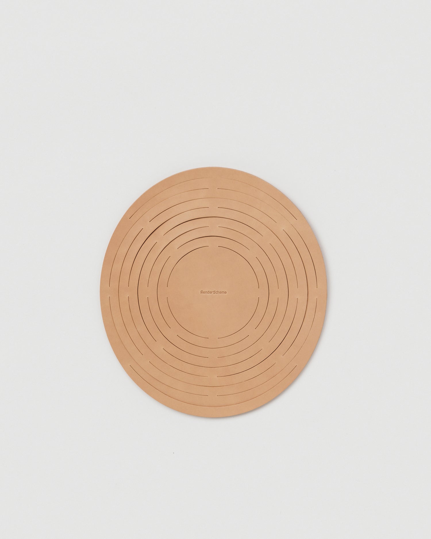 Wine holder by Hender Scheme with a gray background