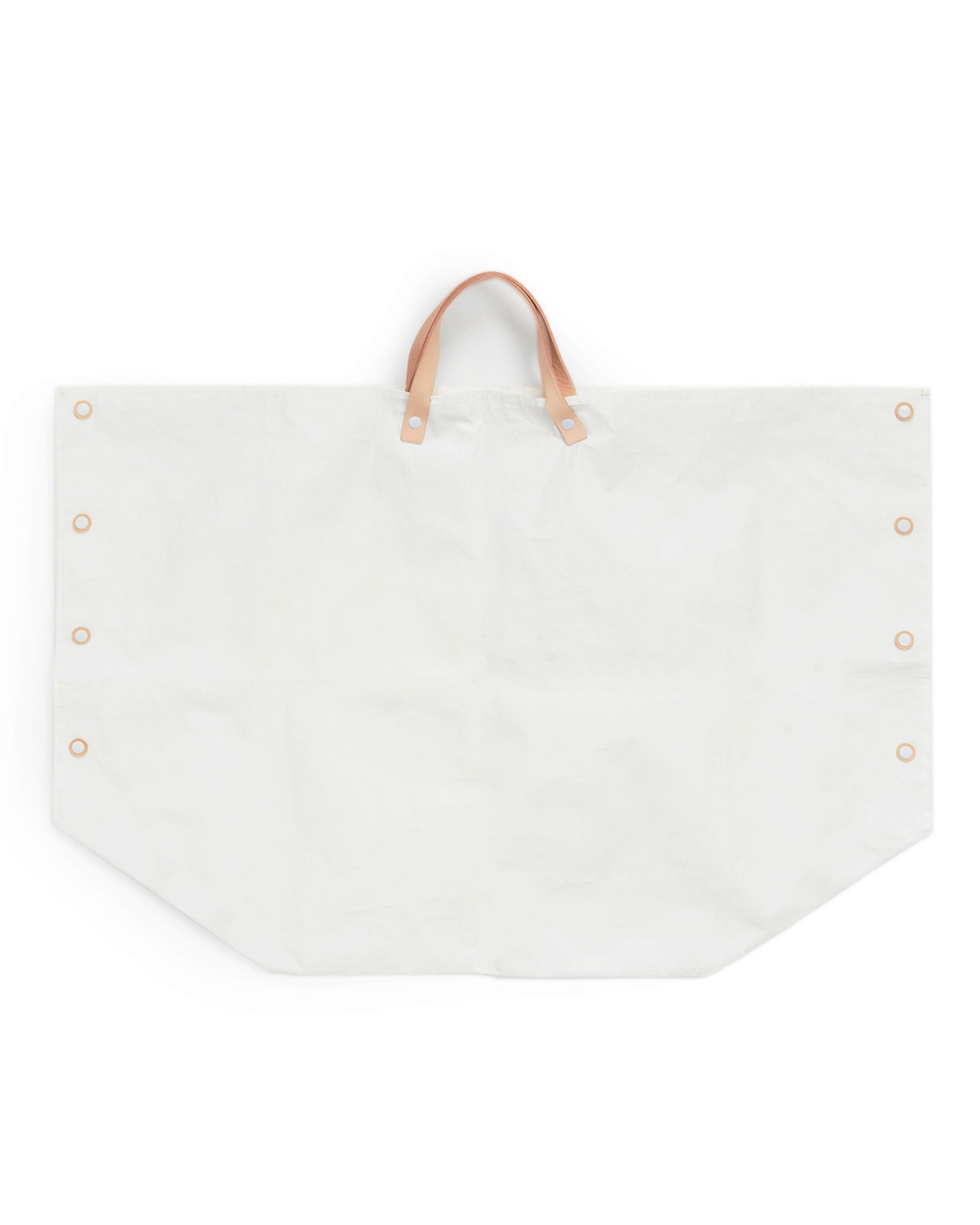 Silhouetted hender scheme picnic bag for family against white background.