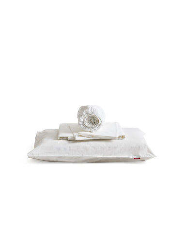 Cotton Sheet Set - Semi-Double: 1 Pillow Case, 1 Flat Sheet, 1 Fitted Sheet