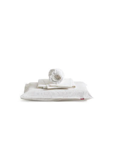 Cotton Sheet Set - Single: 1 Pillow Case, 1 Flat Sheet, 1 Fitted Sheet