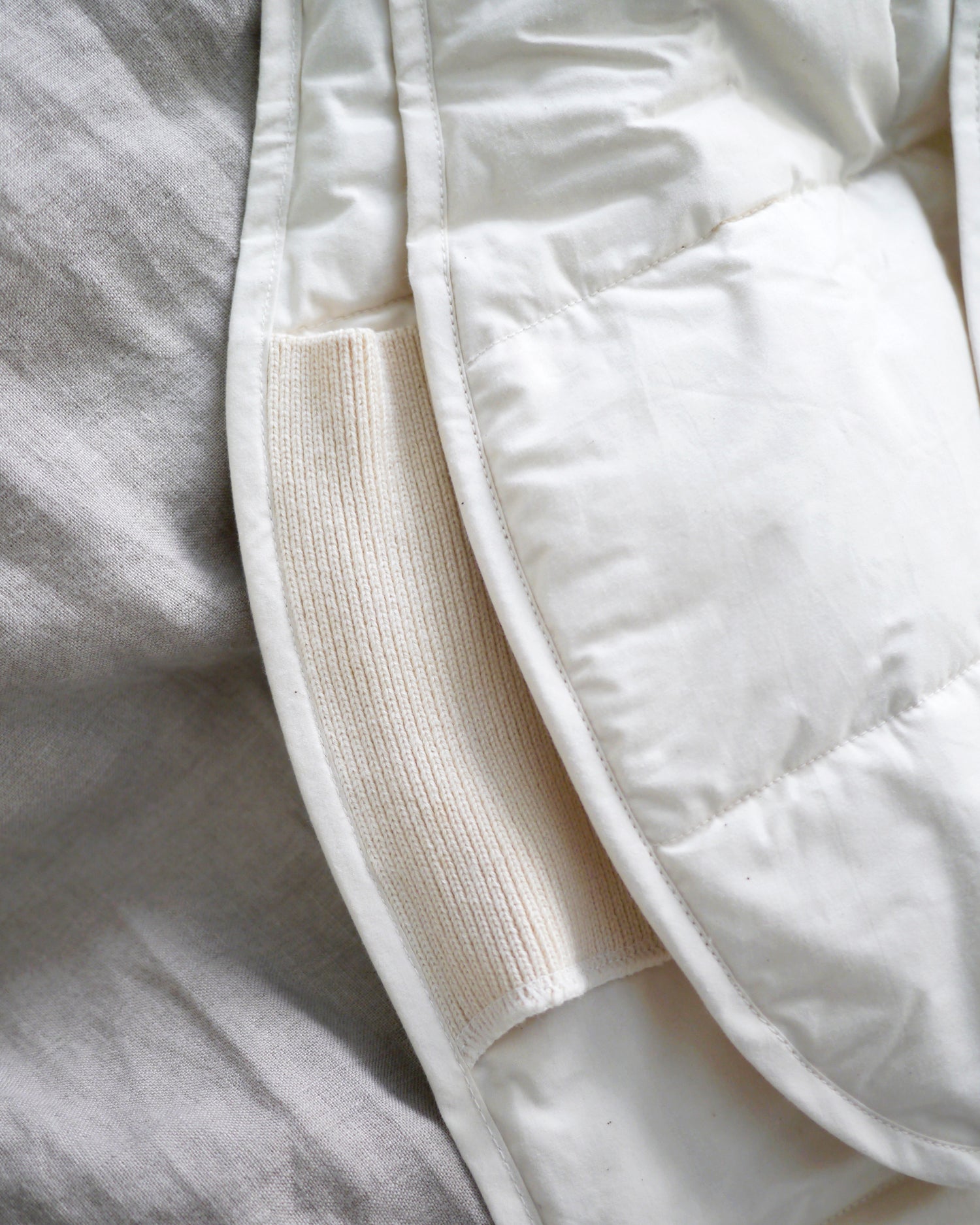 Down Feather Vest Long