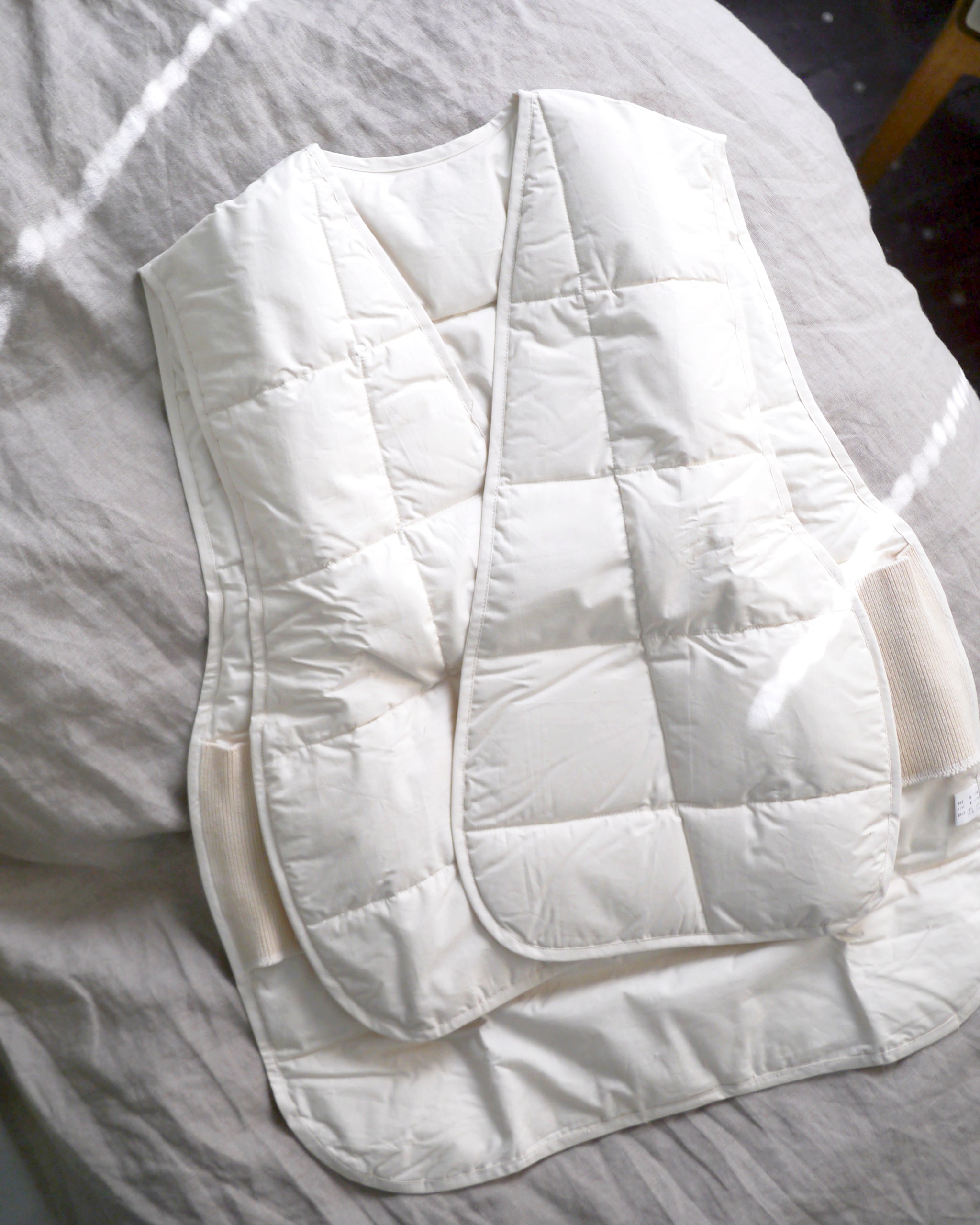 Down Feather Vest Long