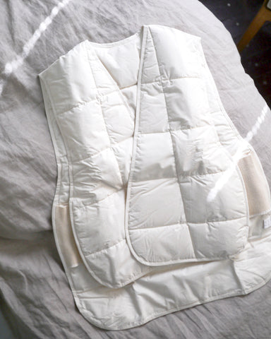 Down Feather Vest Long