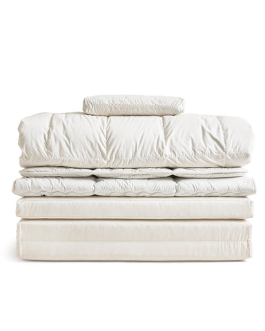 Futon Bundle - Semi-Double: Floor Pad, Mattress Pad, Duvet, Pillow
